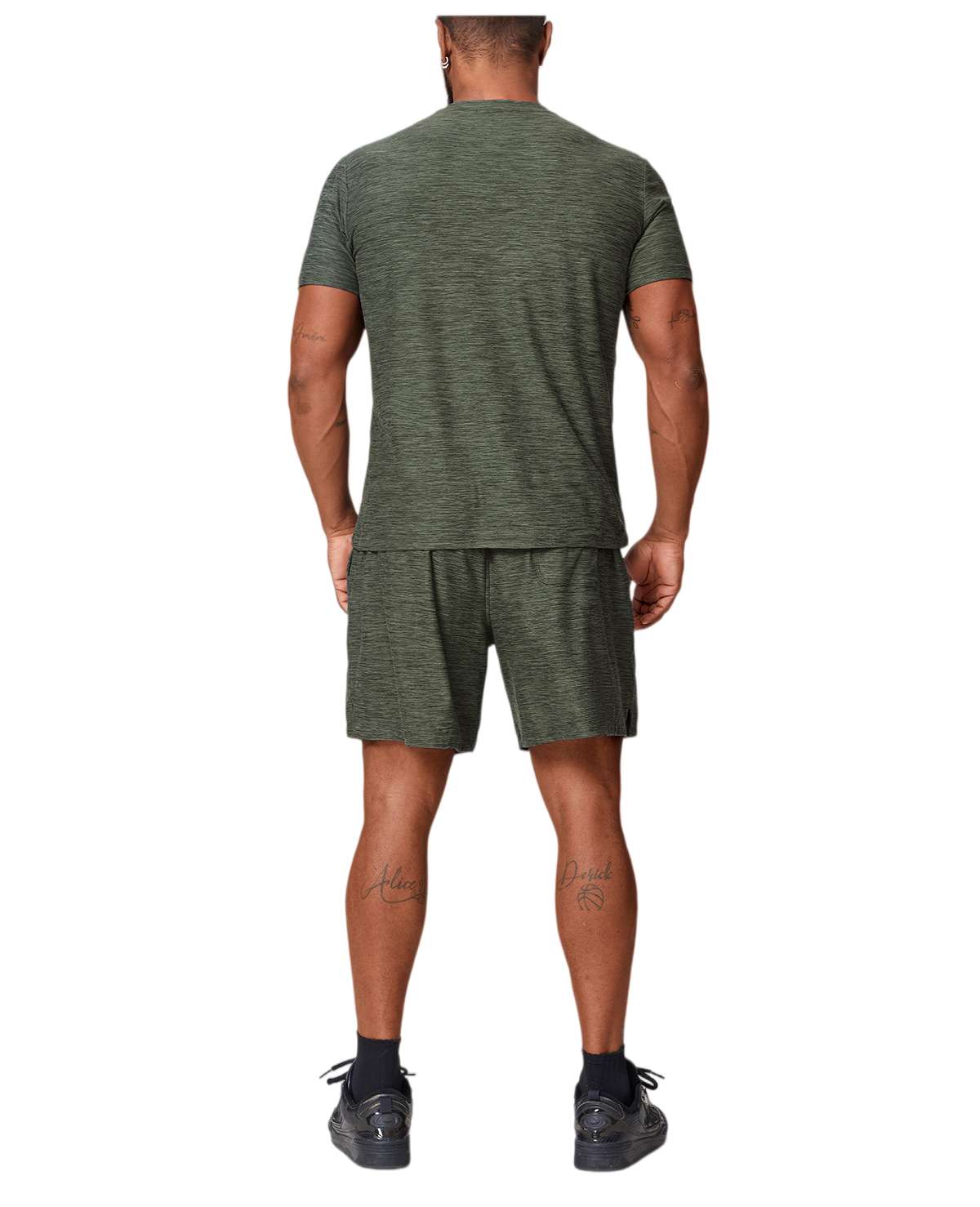 Mens Sports Fitness 89%polyester 11%spandex Tracksuit 1173 print logo 14