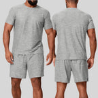 Mens Sports Fitness 89%polyester 11%spandex Tracksuit 1173 print logo 2