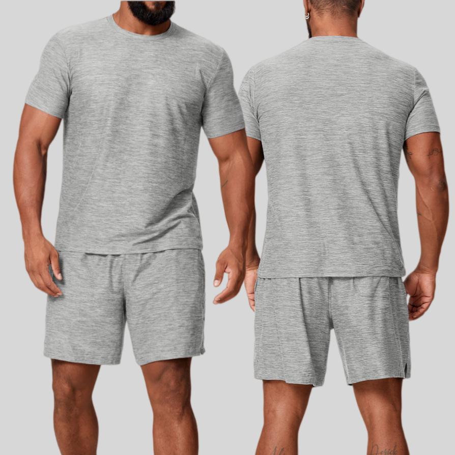 Mens Sports Fitness 89%polyester 11%spandex Tracksuit 1173 print logo 2