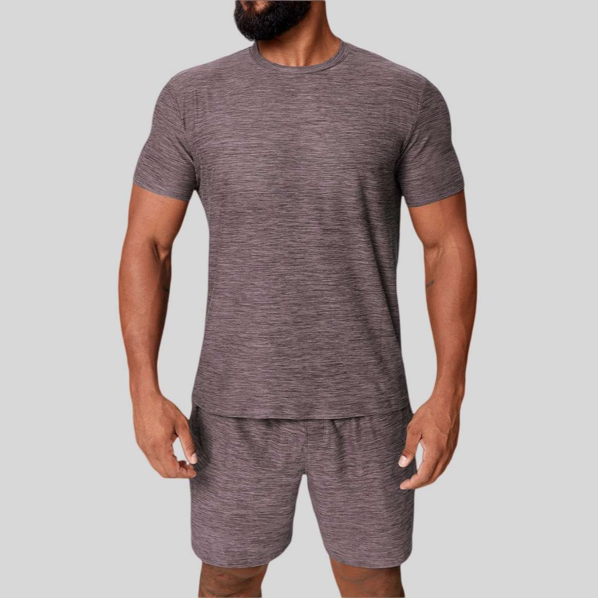Mens Sports Fitness 89%polyester 11%spandex Tracksuit 1173 print logo 35