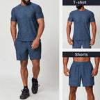 Mens Sports Fitness 89%polyester 11%spandex Tracksuit 1173 print logo 9