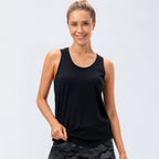 Womens Running Workout 88%nylon 12%spandex Tank Top 12131