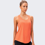 Womens Running Workout 88%nylon 12%spandex Tank Top 12131