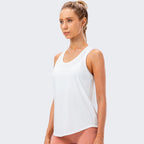 Womens Running Workout 88%nylon 12%spandex Tank Top 12131