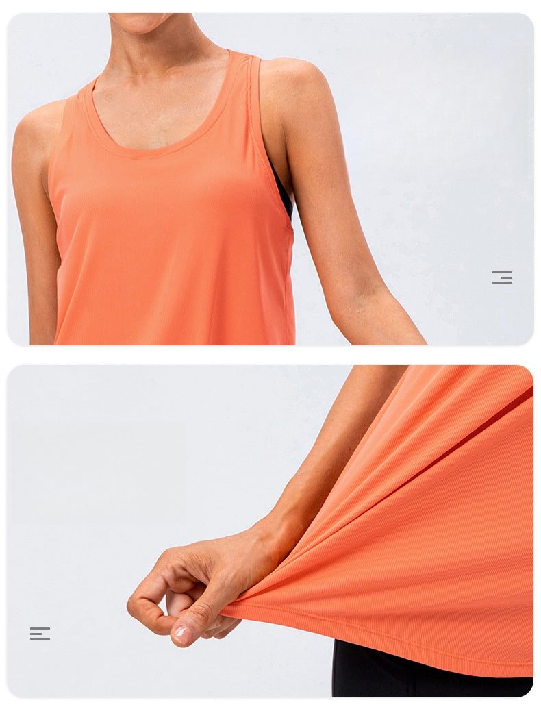 Womens Running Workout 88%nylon 12%spandex Tank Top 12131