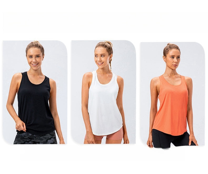 Womens Running Workout 88%nylon 12%spandex Tank Top 12131