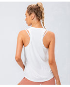 Womens Running Workout 88%nylon 12%spandex Tank Top 12131