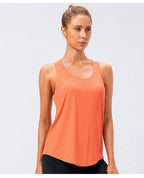 Womens Running Workout 88%nylon 12%spandex Tank Top 12131
