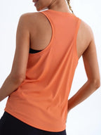 Womens Running Workout 88%nylon 12%spandex Tank Top 12131