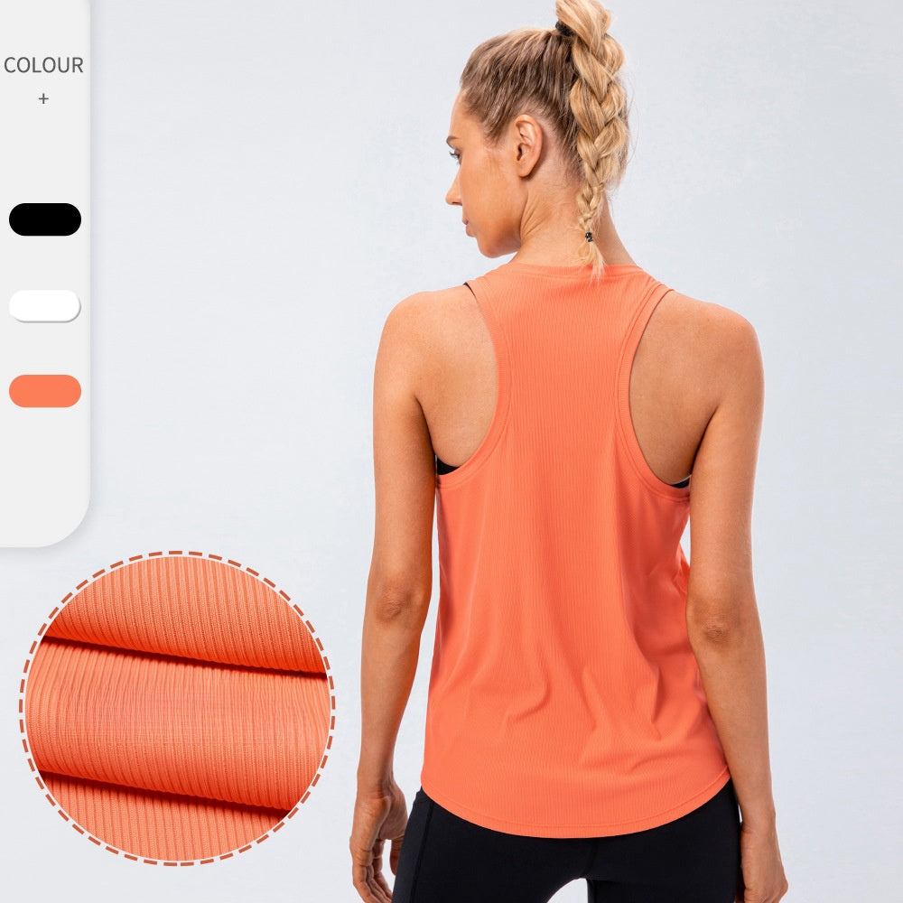 Womens Running Workout 88%nylon 12%spandex Tank Top 12131