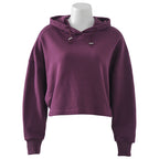 Womens Activewear Cropped 100% cotton Hoodie 122577 print logo 21