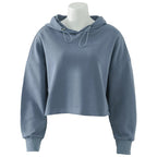 Womens Activewear Cropped 100% cotton Hoodie 122577 print logo 18