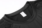 Mens Workout Compression 85%polyester 15%spandex Long Sleeve Shirt 1510 print logo 23