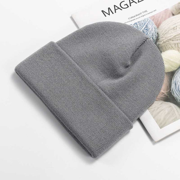 Winter Casual 100% Cotton  Beanie 20B124 print logo 1