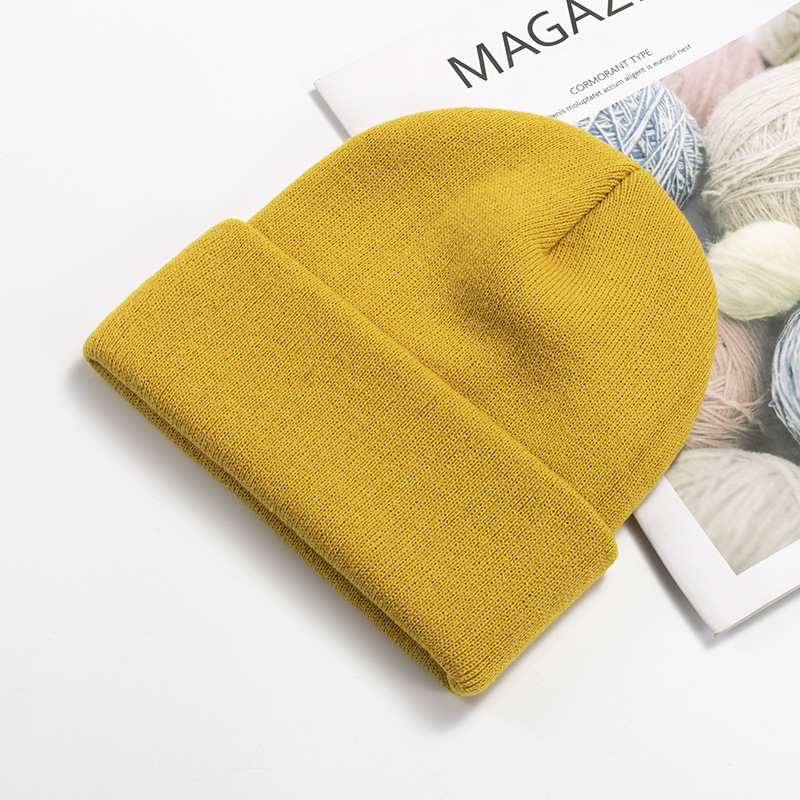 Winter Casual 100% Cotton  Beanie 20B124 print logo 9