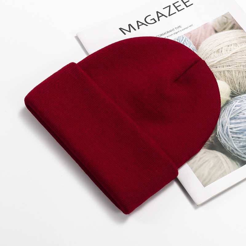 Winter Casual 100% Cotton  Beanie 20B124 print logo 17
