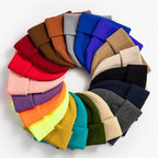 Winter Casual 100% Cotton  Beanie 20B124 print logo 2