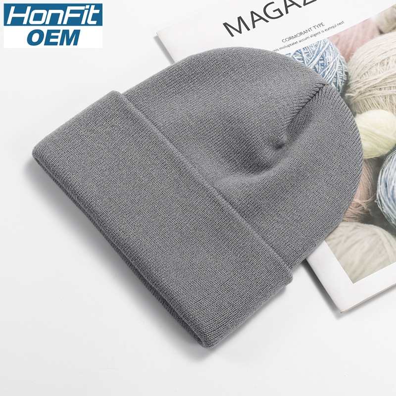 Winter Casual 100% Cotton  Beanie 20B124 print logo 46