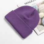 Winter Casual 100% Cotton  Beanie 20B124 print logo 26