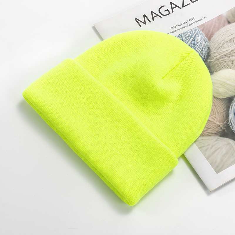 Winter Casual 100% Cotton  Beanie 20B124 print logo 15