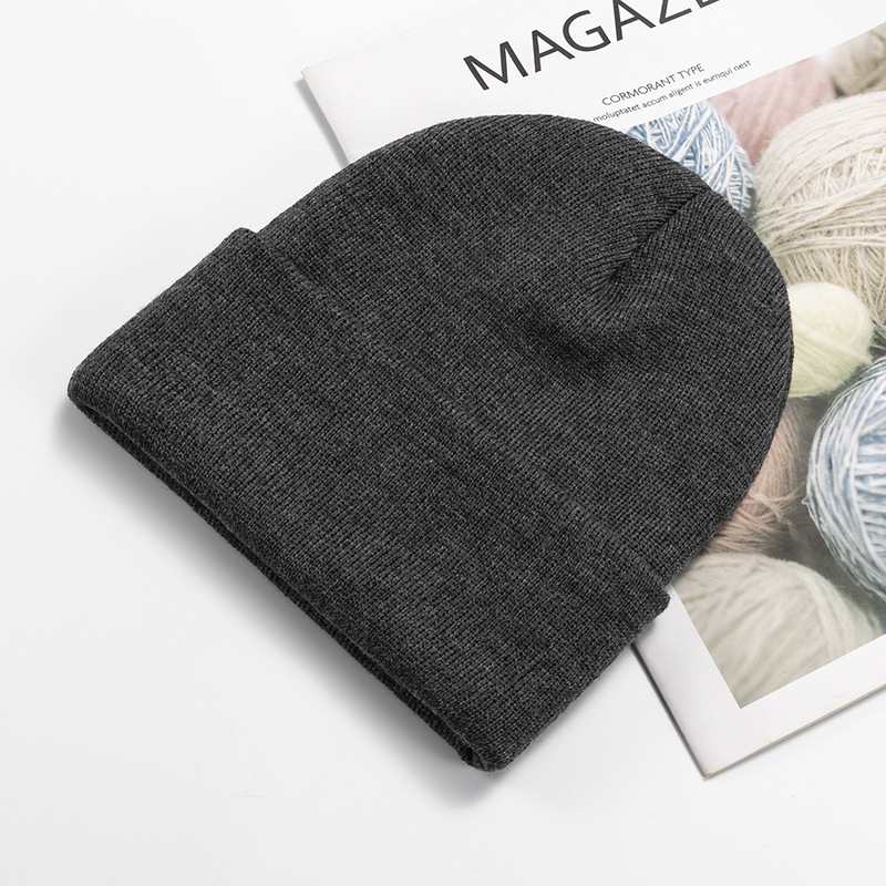Winter Casual 100% Cotton  Beanie 20B124 print logo 8