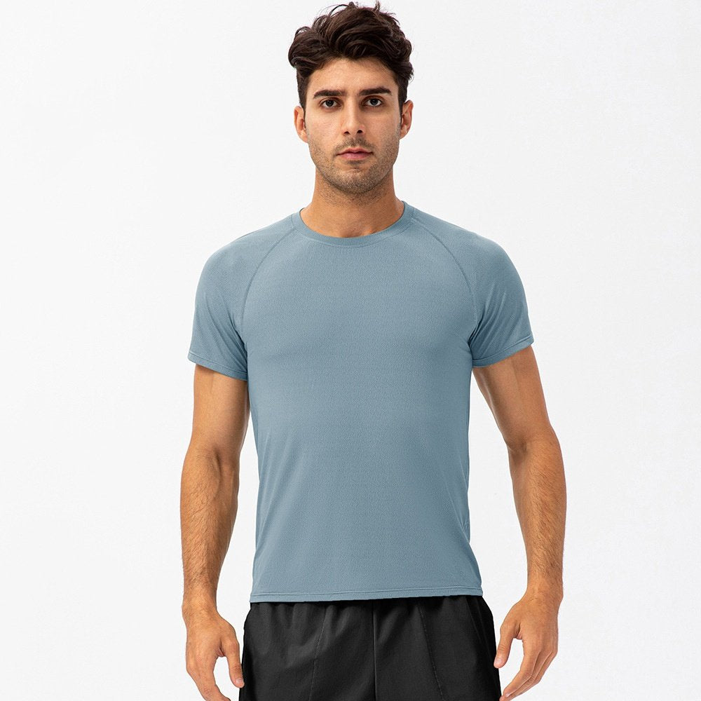 Mens Activewear Compression 90%Nylon 10%Spandex tshirt 21220 print logo 11