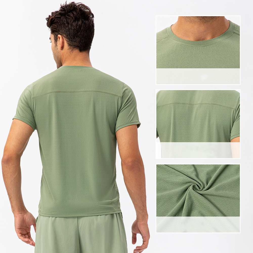 Mens Activewear Compression 90%Nylon 10%Spandex tshirt 21220 print logo 15
