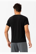 Mens Activewear Compression 90%Nylon 10%Spandex tshirt 21220 print logo 33