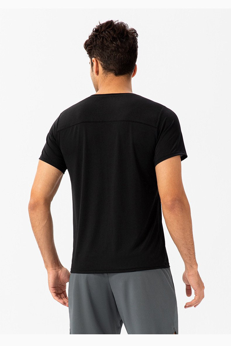 Mens Activewear Compression 90%Nylon 10%Spandex tshirt 21220 print logo 33