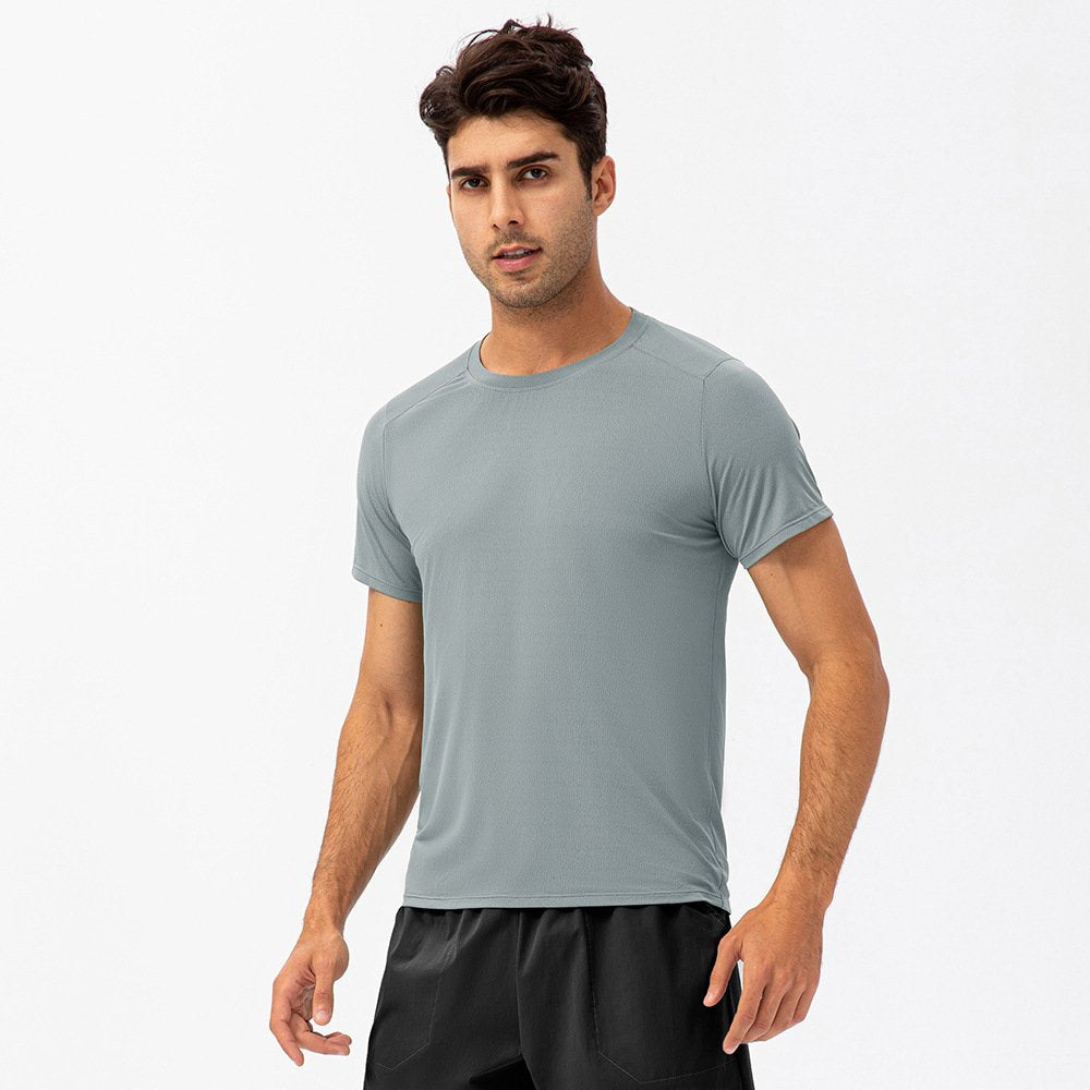 Mens Activewear Compression 90%Nylon 10%Spandex tshirt 21220 print logo 4