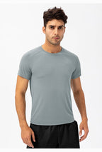 Mens Activewear Compression 90%Nylon 10%Spandex tshirt 21220 print logo 40