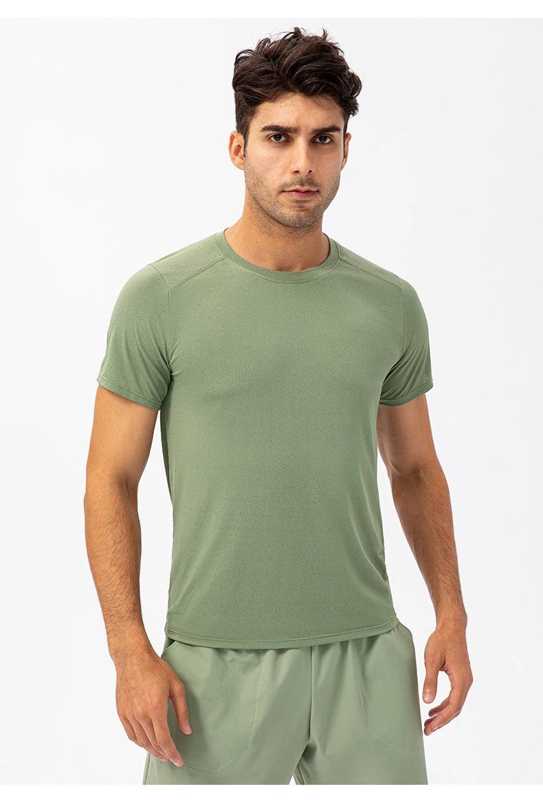 Mens Activewear Compression 90%Nylon 10%Spandex tshirt 21220 print logo 44