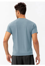 Mens Activewear Compression 90%Nylon 10%Spandex tshirt 21220 print logo 51