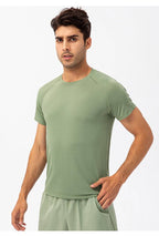 Mens Activewear Compression 90%Nylon 10%Spandex tshirt 21220 print logo 54
