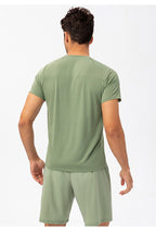 Mens Activewear Compression 90%Nylon 10%Spandex tshirt 21220 print logo 55