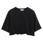 Womens Casual Sportswear 100%Cotton Cropped T-shirt 220185 print logo 10