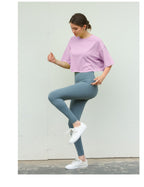 Womens Casual Sportswear 100%Cotton Cropped T-shirt 220185 print logo 50