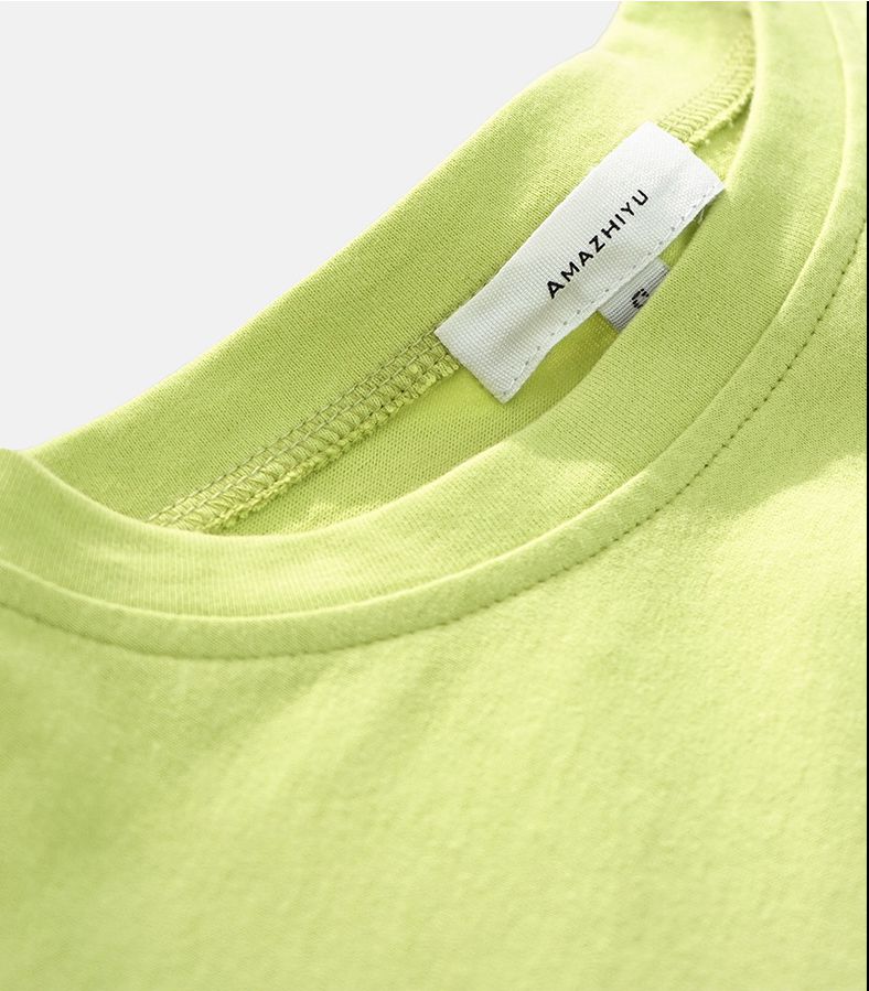 Womens Casual Sportswear 100%Cotton Cropped T-shirt 220185 print logo 55