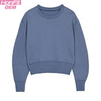 Womens Sports Fitness 55%cotton 45%polyester Sweatshirt 222219 print logo 9