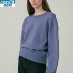 Womens Sports Fitness 55%cotton 45%polyester Sweatshirt 222219 print logo 13