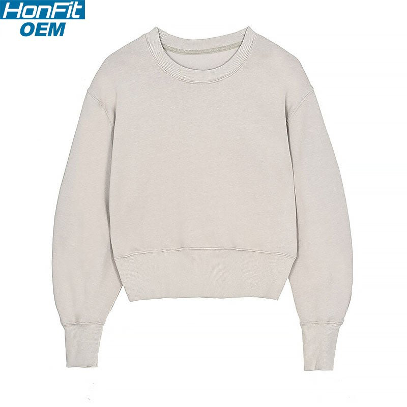 Womens Sports Fitness 55%cotton 45%polyester Sweatshirt 222219 print logo 18