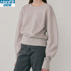 Womens Sports Fitness 55%cotton 45%polyester Sweatshirt 222219 print logo 12