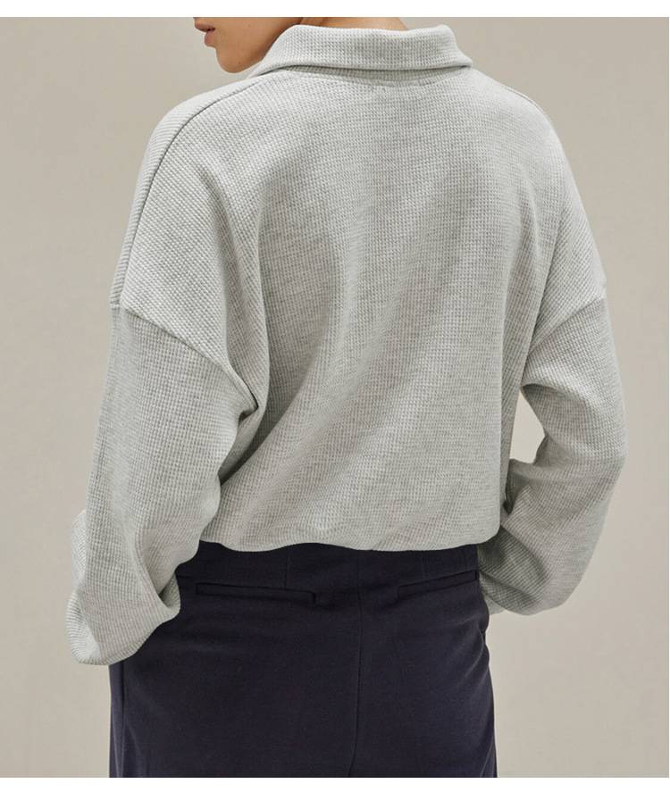 Womens Sports Fitness 62%Cotton 38%Polyester Half Zip Sweatshirt 223713 print logo 17