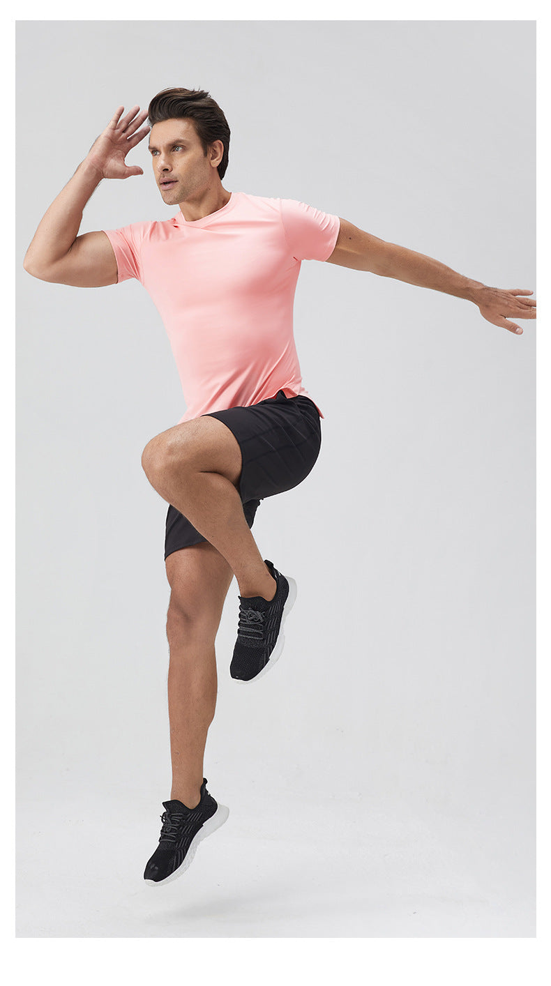 Mens Athletic 75%nylon 25%spandex Shorts 23082