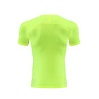 Mens Gym Running 90% polyester 10% spandex Compression Tshirt 235 print logo 48