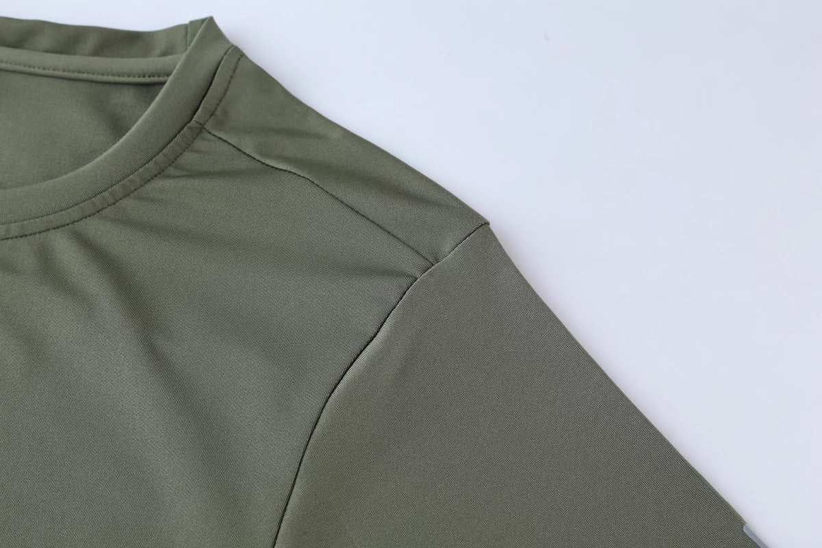Mens Gym Running 90% polyester 10% spandex Compression Tshirt 235 print logo 50