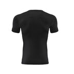 Mens Gym Running 90% polyester 10% spandex Compression Tshirt 235 print logo 39