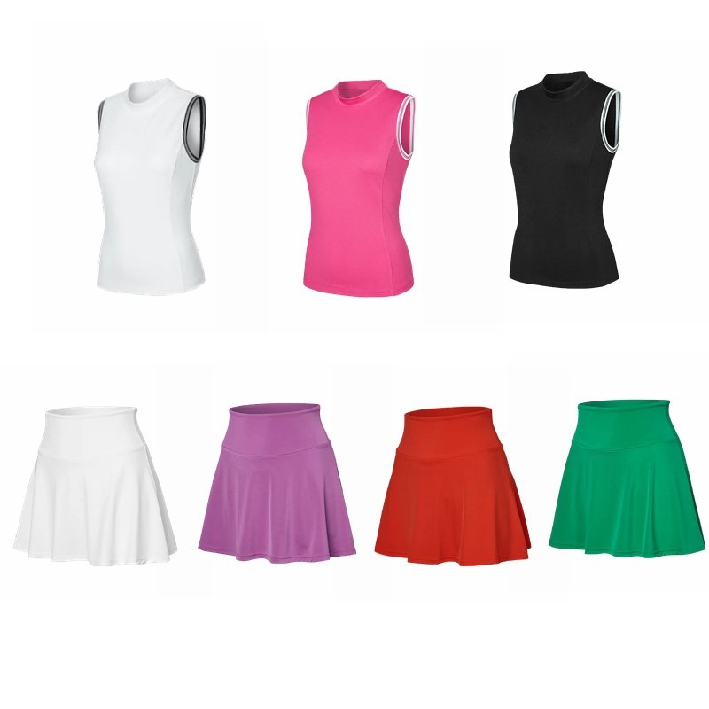 Womens Golf Sportswear 75%Nyolon 25%Spandex Tennis Set 241225-1 print logo 23