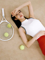 Womens Golf Sportswear 75%Nyolon 25%Spandex Tennis Set 241225-1 print logo 56