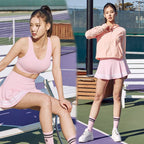 Womens Activewear Fitness 75%Nyolon 25%Spandex Tennis Set 241323-1 print logo 38